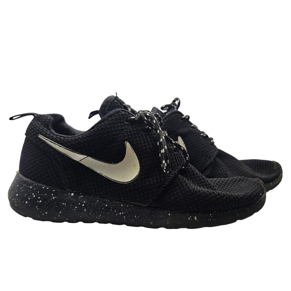 Nike Black White Lightweight Speckled Running Shoes Sneakers‎ Womens Size 7